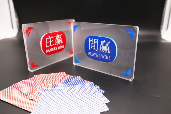 comprar La tarjeta libre Semi-helada Texas Hold de Crystal Acrylic Customized Dealer Button ellos bacará GamingTable dedicó la colocación Fabricación en línea