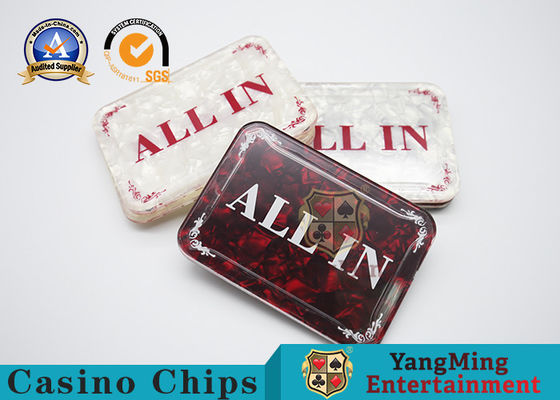 comprar Cuadrado de sellado rojo y candente que coloca la tarjeta Texas Hold ellos accesorios profesionales de la mesa de juegos TODO EN marca de distribuidor autorizado Fabricación en línea