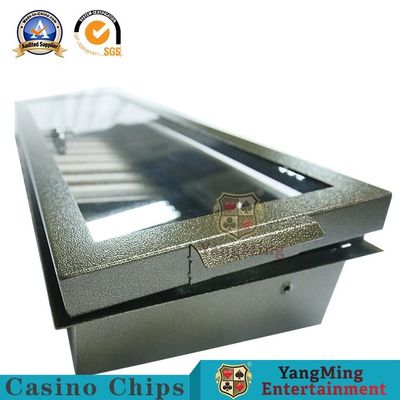 comprar Casino de bronce electrochapado de una sola capa Chip Tray With Single Lock Fabricación en línea