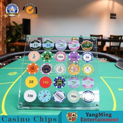 comprar Accesorios plásticos del juego del casino póker Chip Display Stand de falsificación anti de 30 pedazos Fabricación en línea