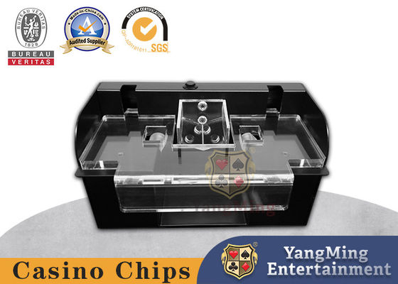 comprar Shuffler automático de acero inoxidable negro de la tarjeta del metal 1Decks 2Decks Fabricación en línea