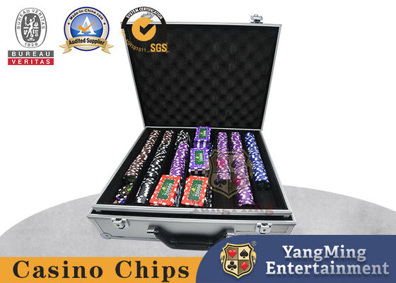comprar La ronda 14g Clay Personalised Casino Poker Chip fijó con base del metal Fabricación en línea