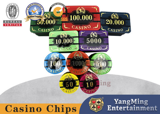 comprar póker personalizado de acrílico Chip Set del casino de 45m m Texas Game Jackpot Fabricación en línea