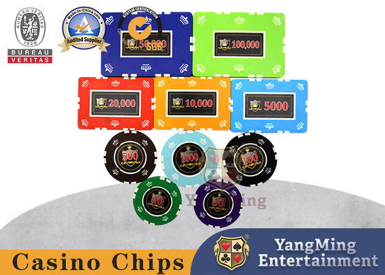 comprar póker Chip Set del casino de 49m m Clay Stickers Professional Fabricación en línea