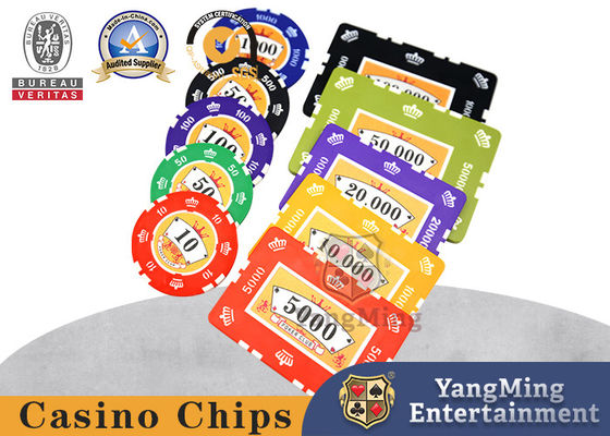 comprar 46m m 760 pedazos de la moneda plástica clásica de Texas Holdem Poker Chips Set Fabricación en línea