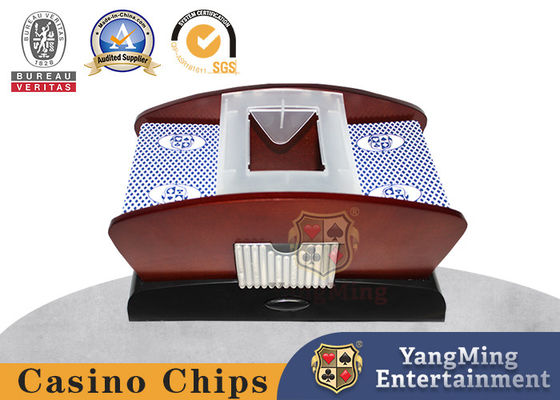 comprar Casino practicable de la tarjeta del póker de 2 cubiertas que mezcla la máquina Fabricación en línea