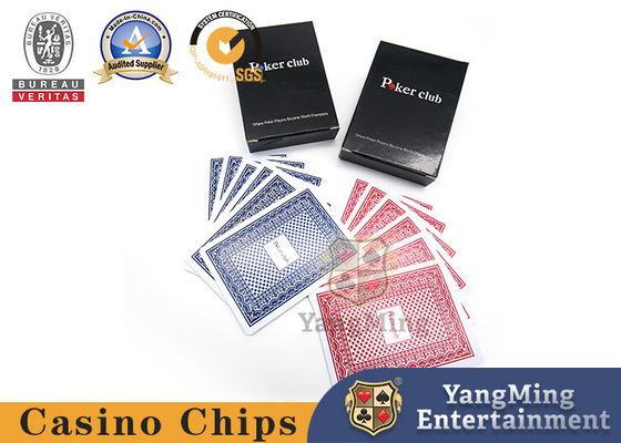 comprar Naipe plástico del póker de la ampliación de foto 280gsm Black Box del PVC para Texas Poker Game Fabricación en línea