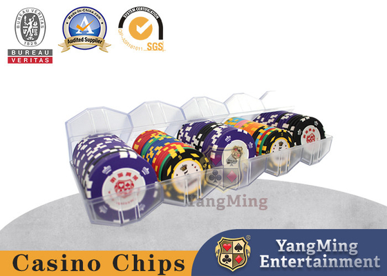 comprar Completamente Matte Customized 100 pedazos del casino redondo Chip Tray de 45m m Fabricación en línea