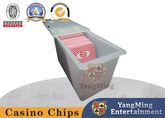 comprar La caja de Dull Polish Poker Card Storage de la prenda impermeable del casino de 8 cubiertas selló el grueso de 3m m Fabricación en línea