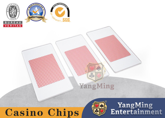 comprar Texas Black Jack Club Customized Matte Playing Card Pressing Board translúcido de acrílico Fabricación en línea