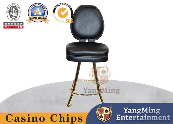 comprar Silla giratoria de acero inoxidable del alto del pie de la tabla del póker de la ruleta casino del titanio Fabricación en línea