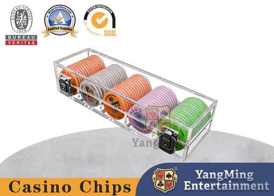 comprar Casino Chip Holder For Poker Table del pedazo 50m m de la sobremesa 100 de la veintiuna Fabricación en línea