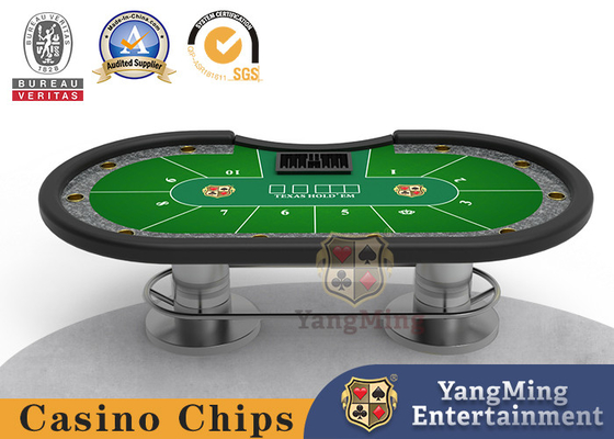comprar Certificación oval de la BV de la tabla de Texas Fireproof Board Game Poker del disco del metal Fabricación en línea