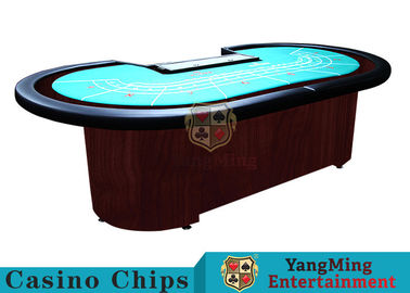 Baccarat Standard Fod Tabla de póquer para 9 jugadores 80 pulgadas Baccarat Tabla de póquer con sublimación térmica Impresión personalizada