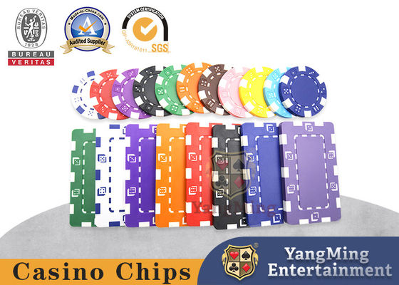 11.5g Nuevas fichas multicolores ABS plástico Texas Baccarat Casino personalizado