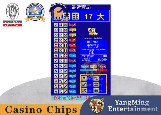International Casino Size Dice Road Sistema de orden de software en chino e inglés