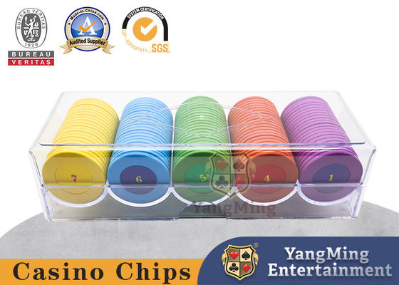 Texas Hold'em Casino bandeja de fichas color negro, cómodo toque de casino porta fichas