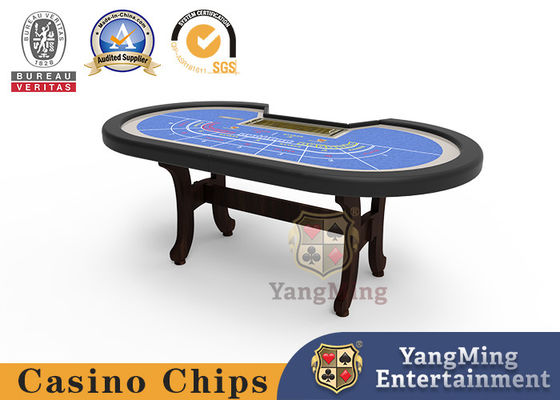 8 personas Baccarat H-Leg Juegos de azar Mesa de póquer Sopa de mesa Juego de color se puede personalizar