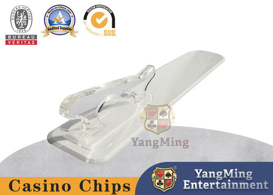 Manilla de acrílico de tarjeta blanca Texas Baccarat Casino Mesa de póquer Tarjeta de regalo Tarjeta de regalo tablero