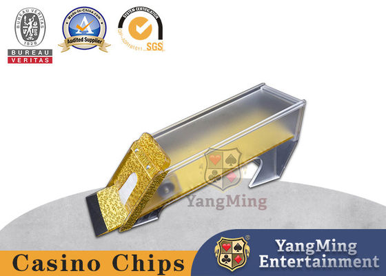 El distribuidor autorizado de la tabla del casino del póker de la cubierta de Texas Poker Baccarat Polished Gold 8 acepta de encargo