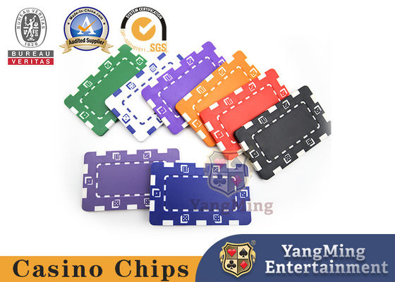 11.5g Nuevo ABS Código de dados de plástico Texas Baccarat Casino Poker Fichas multicolores