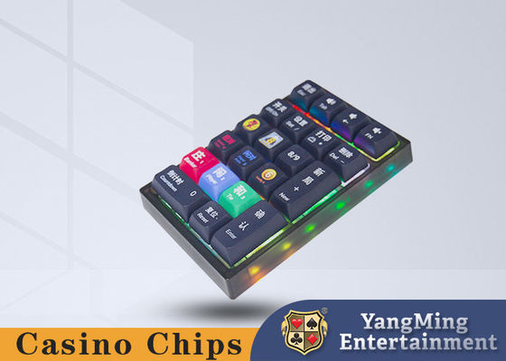 Casino Baccarat Software teclado inalámbrico 2.4G Bluetooth 21 teclas entrada manual mecánica teclado teclado