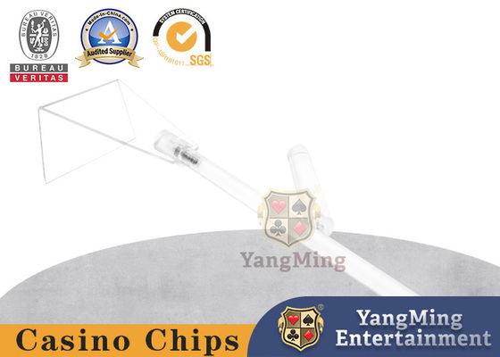 Casino Código de Chips Específico Coleccionista Juego de mesa de ruleta y póquer Acrílico Rake de código transparente