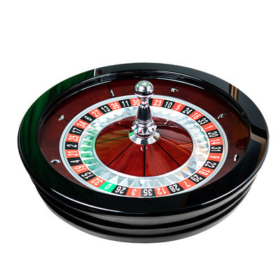 Importación internacional Solo 0 Ruleta de madera sólida Casino Ruleta Juego de mesa de póquer 82cm Ruleta manual