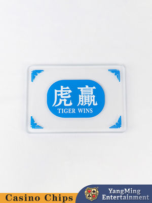 Dragón y Tigre Poker Marcador de mesa Juegos de apuestas Juegos de mesa Impresión de serigrafía china e inglesa