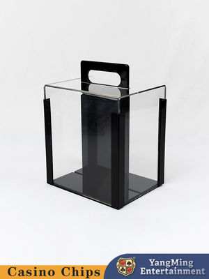 Cuadro de fichas de póquer de acrílico de 40 mm Juego de mesa de apuestas Baccarat Texas Clay 1000 Yard Chip Box