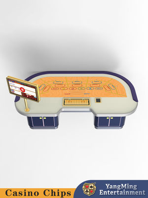 Lanzamiento de nuevo producto de lujo mejorado Protector de barra personalizado Baccarat Mesa de Casino Mesa de juego de póquer