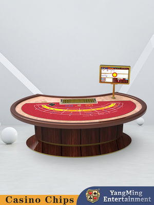 Tabla de baccarat de seis de suerte de fábrica personalizada con cuchillo oval