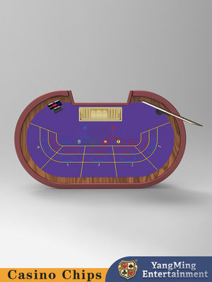Juego de apuestas de madera Casino Chip Sensor Mesa de póquer Baccarat Entretenimiento Mesa de póker