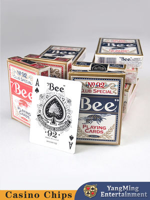 Diseño personalizado Black Core Juegos de cartas Baccarat Texas Hold'em Juegos de mesa Juegos de cartas