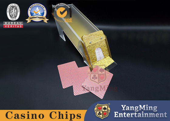 8 Deck Scrub Acrílico Dealer de póquer zapatos de juego de cartas Dedicado Dealer Box Personalizado Poker Card Holder