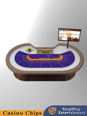 Juego de Poker Baccarat Mesa de fichas Pedestal Estilo Actualizado y Mejorado Mesa de Juego de Casino Poker