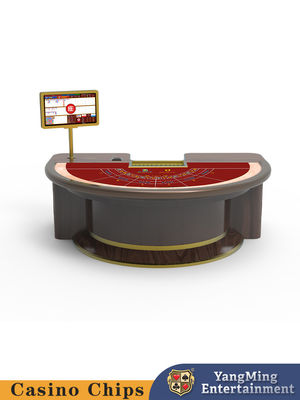 Mejorada Mesa de Baccarat de media ronda de trepadora Mesa de juegos de póquer de casino de entretenimiento