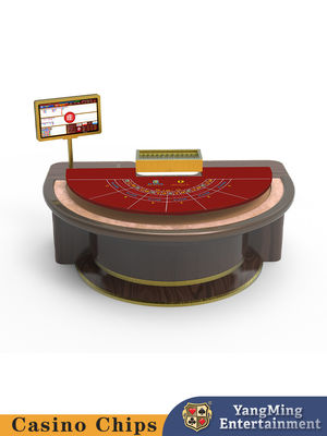 Juego personalizado de Baccarat Lucky Six Casino Juego de póquer Mesa de cartas medio redonda Juego casual Mesa de ajedrez