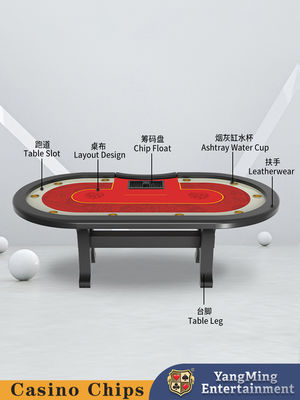 10 personas H-Leg Casino Tablas de juego Poker Juegos de entretenimiento Torneo Tablas de juego