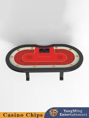 Mesa de póquer de Texas Hold'em de 10 jugadores de póker de juego de cartas VIP