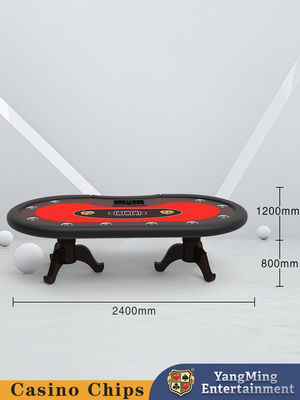 Custom Texas Hold'em Poker 10 jugadores Entretenimiento Mesa de juegos Entretenimiento Club de ocio Mesa de juego de póquer