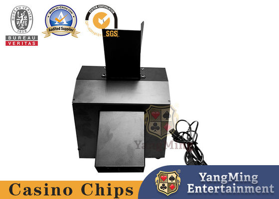 Black Automatic Shredder de cartas de juego Casino Poker Máquina de cartas rotas