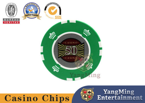 Anti-falsificación RFID UV Chips de casino personalizados multicolores con pegatinas digitales para juegos de apuestas