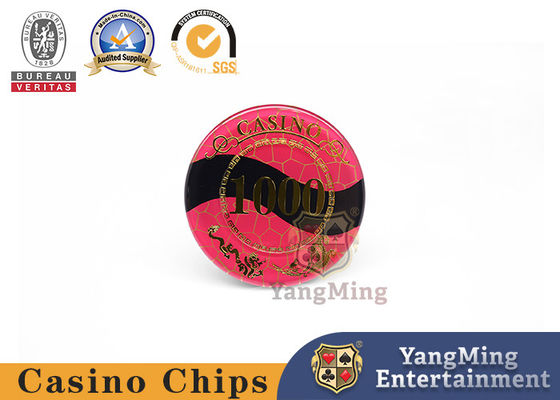 Los modelos elegantes personalizaron el póker Chips International Standard Color del casino