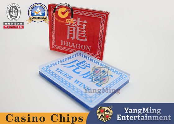 Juegos de apuestas Casino Dragon Tiger Juegos de póquer Marcador 8 mazos Juegos de cartas Juegos de cartas gana el botón del crupier