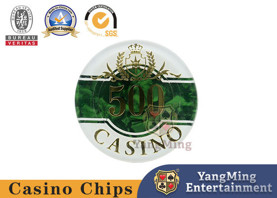 El póker de lujo Chip Set With Embedded Iron del casino del modelo hermoso platea