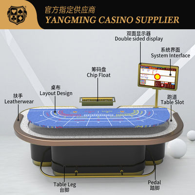 Protector de bar personalizado Baccarat Mesa de entretenimiento Club de ocio Mesa de juego de póquer
