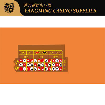 Tejido de mesa de juego de ruleta doble 0 Baccarat Texas Tejidos de mesa de póquer