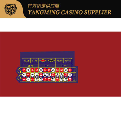 Ruleta internacional mantel impermeable Casino Club Entretenimiento Casual Pantalones de mesa de póquer