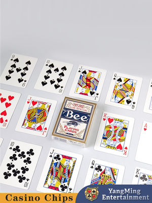 Logotipo modificado para requisitos particulares dedicado del PVC del naipe del casino del club impermeable del póker